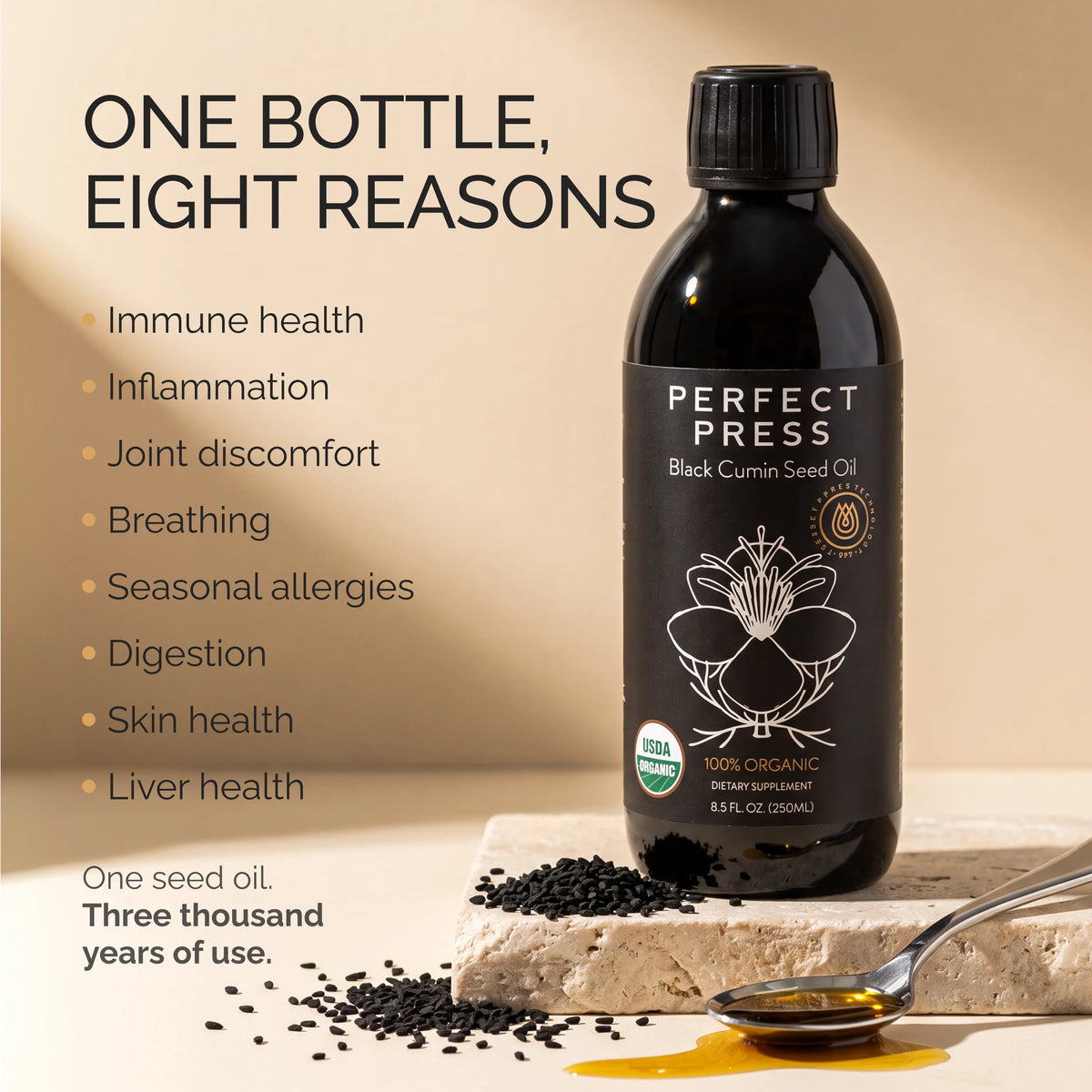 Black Cumin Seed Oil — Immune & Whole-Body Health 🌎